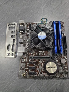 ASUS Mainboard H97M-E + io Shield + 8GB Ram + Core i5 4670 - Bild 1 von 5