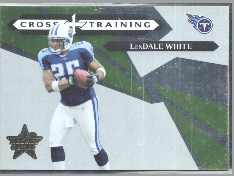 2006 Leaf Rookies & Stars Cross Training LenDale White #CT-7 Green /100 (RC) - Image 1 of 1