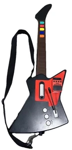 PS2 Guitar Hero Nyko Front Man Wireless Guitar with Dongle Tested Working - Picture 1 of 17