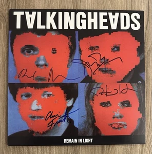 Talking Heads VOLLE BAND signiert Rest im Licht JSA COA Platte David Byrne - Bild 1 von 3