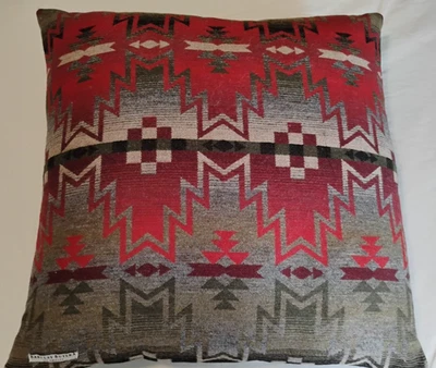 Barclay Butera Wool Throw Pillow Cover 22X22 Southwest Boho Lodge Cabin EUC - Image 1 of 4