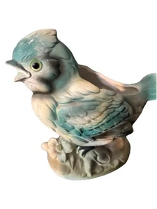 Vintage Rara Fioriera Inarco Japan Jay Blu Ceramica E-1594 Marcata - Foto 1 di 5