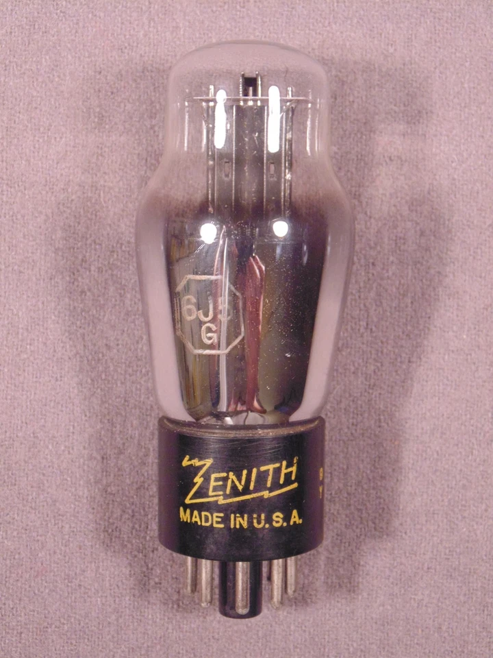 1 Amplificador de Radio Antiguo HiFi ZENITH 6J5G De Colección Tubo de Vacío Código 9 Y Fuerte Foto 1 de 4