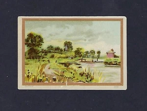 c1890's Victorian Trade Card, Great Atlantic & Pacific Tea Co. Warwick China Set - Bild 1 von 2