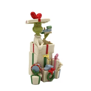 Lenox 820460 Grinch Gets The Gifts Porzellanfigur 7,25 Zoll - Bild 1 von 1