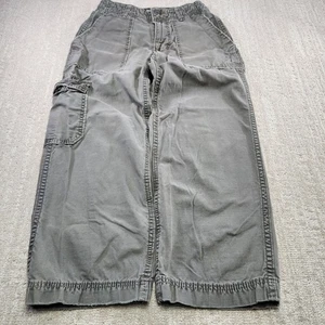 Vintage American Eagle Cargo Pants Women 26x26 Baggy Wide Leg Military Style Y2K - Picture 1 of 11