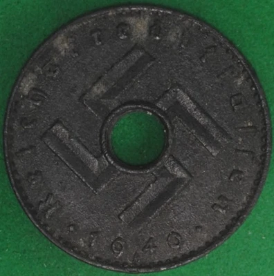 1940A Alemania/Tercer Reich 5 Reichspfennig UNC monedas militares Foto 1 de 2