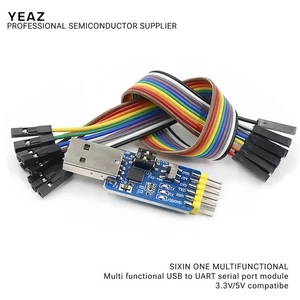 6 en 1 Multiusos USB TTL RS485 RS232 CP2102 Módulo Serie Automático - Recuperar - Imagen 1 de 6