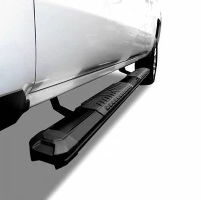 Black Horse CUTLASS Running Boards Black fit 2017-2023 Ford F-450 Super Duty - Image 1 of 4