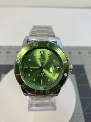 Reloj Winner Automático Skelton Trasero Hombre Verde Sobre Verde Esfera 40mm. Foto 1 de 4