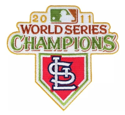 2011 St Louis Cardinals World Series Champions Sleeve Patch Champs Jersey Logo - Image 1 of 2