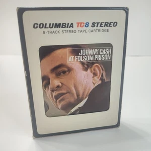 JOHNNY CASH AT FOLSOM CARSON - OTTIME CONDIZIONI - NASTRO 8 TRACCE TESTATO - Foto 1 di 10