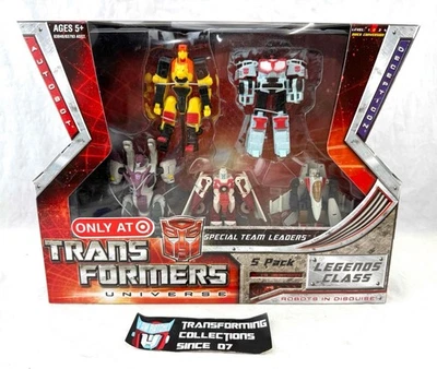 Transformers Universe Target Exclusive Legends Class Special Team Leaders MISB - Image 1 of 2