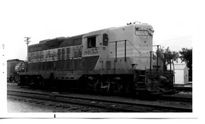 25C098 DARK RP 1970s CANADIAN PACIFIC RAILROAD GP-9 LOCO #8655 - Picture 1 of 1