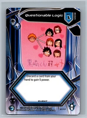 Bleach TCG Questionable Logic #C77 1st Edition CCG - Image 1 of 2