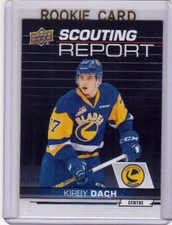 KIRBY DACH 18/19 Upper Deck CHL Rookie Scouting Report #SR-16 Chicago Blackhawks
