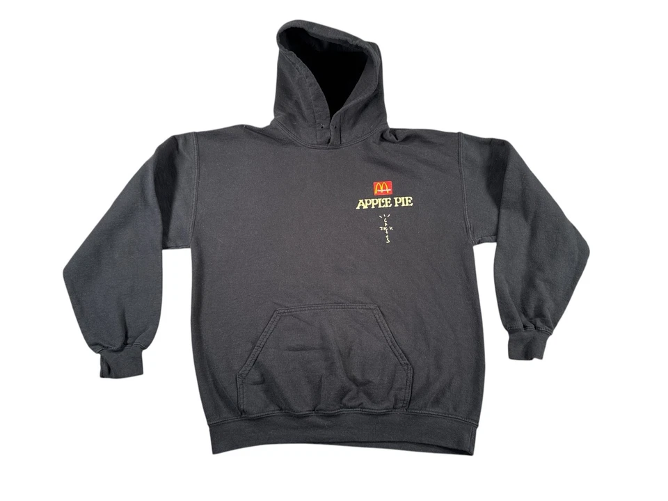 Cactus Jack by Travis Scott x McDonald's Apple Pie Hoodie 'Black' Mens Small - Image 1 of 4