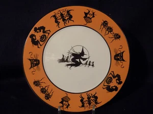BETHANY LOWE / BRUCE ELSASS HALLOWEEN HOBGOBLINS 8" SALAD PLATE" - Crazed - Picture 1 of 5