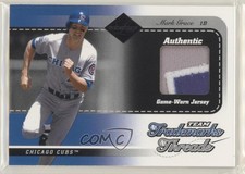2003 Leaf Limited Team Trademarks Threads /25 Mark Grace #TT-40