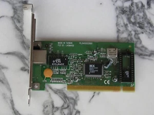 100Mbps Ethernet LAN PCI Network Card Desktop Controller Taiwan L40M400 retro - Bild 1 von 3