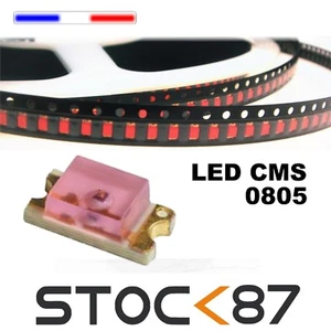 106# 10 à 1000pcs LED CMS 0805 rose 250mcd - pink LED 0805 - Imagen 1 de 1