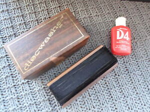 Vintage DISCWASHER - vinyl record BRUSH + D4 record cleaning fluid - turntable