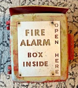 ADT Fire Alarm Cast Aluminum Call Box - Picture 1 of 10