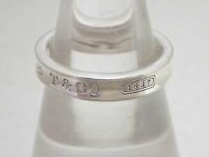 Auth Tiffany&Co. Ring Silver 925 *US Size: 6.5 - e54532f