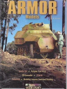 Modelos de armadura # 19 volante de cadena SS granadero FCM-36 tanque soviético T-34 SS granadero - Imagen 1 de 1