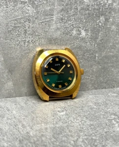 Reloj de pulsera soviético Big ZARIA 2009 17J chapado en oro vintage URSS -RARO- - Imagen 1 de 16