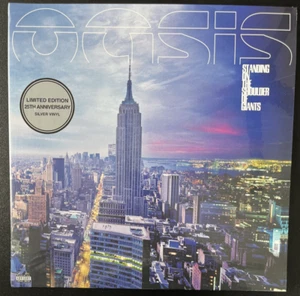 OASIS STANDING ON THE SHOULDERS OF GIANTS SILVER VINYL LP LIMITED SEALED MINT - Picture 1 of 2