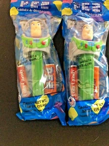 VINTAGE PEZ - 2 BUZZ LIGHT YEARs- NEVER OPENED OR DISPLAYED - OWNED BY COLLECTOR - Picture 1 of 1
