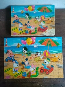 BABY DISNEY Walt Disney Clementoni Clem Toys 100 Piece Jigsaw Puzzle Vintage 1985 - Picture 1 of 9