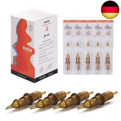 HAWINK Tattoo Patronen Nadeln 50Pcs Gemischt #12 Standard Round Liner, Runde