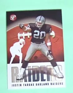 2003 Topps Pristine Football Card #93 Justin Fargas C RC - Oakland Raiders - Picture 1 of 2