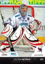 2010-11 Erste Bank Eishockey Liga EBEL #121 Zoltan Hetenyi