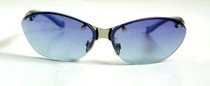 NWT Vintage 90's Lady Oval Metal Rimless Fashion Sunglasses (S. Silver) - Picture 1 of 5
