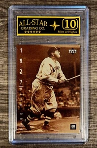 Babe Ruth 1994 Upper Deck GM Promo #8 Graded ASG Mint 10 - Picture 1 of 1