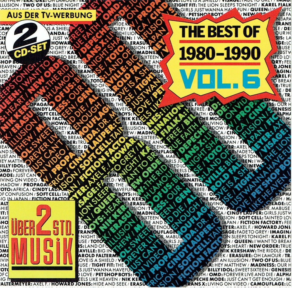 (2CD's) The Best Of 1980-1990 Vol. 6 - Queen, Depeche Mode, Soft Cell,Alphaville - Bild 1 von 2