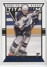 2002-03 Pacific Private Stock Titanium Blue /450 Tom Koivisto #134 Rookie RC