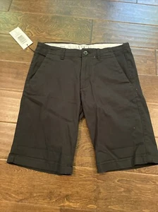 New Jack & Jones Mens Black Chino Shorts Size Small Measure 32X10 Stretch AD12 - Picture 1 of 22