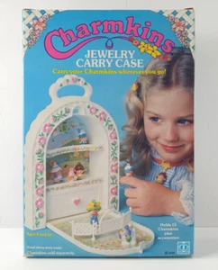 Vintage 1983 Hasbro CHARMKINS Jewelry Carry Case ORIGINAL BOX ONLY Nice Shape! - Picture 1 of 12