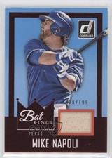 2016 Panini Donruss Bat Kings Red /199 Mike Napoli #BK-MN
