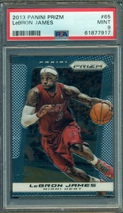 Panini Prizm Lebron James #65 2013-14 PSA 9 - Imagen 1 de 2