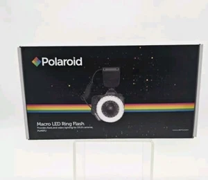 Polaroid Macro LED Ring Flash For DSLR Cameras Plmefs New With Box - Picture 1 of 10