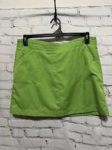 Damen PGA Tour Golf Pickleball Pull-On Skort Rock Größe 12 grün -C2 - Bild 1 von 6