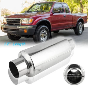 Resonador silenciador de escape de 2,5" tono profundo acero inoxidable para Toyota Tocoma - Imagen 1 de 13