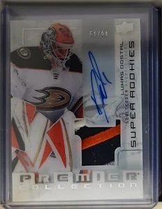 2022-23 UPPER DECK PREMIER 4 COLOR LUKAS DOSTAL SUPER ROOKIES AUTO/PATCH 51/99 - Picture 1 of 2