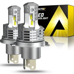 2x Kit de Faros LED AUXITO H4 9003 Bombilla de Haz Alto Bajo Súper Blanco 6000K 12000LM - Imagen 1 de 8