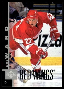 1997-98 Upper Deck #270 Aaron Ward Detroit Red Wings Hockey Card - Picture 1 of 2